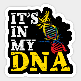 It's in my DNA - Ecuador Sticker